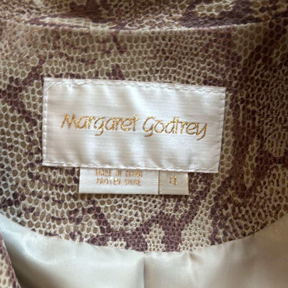 ‼️SOLD‼️ Margaret Godfrey python leather jacket. Excellent condition - Picture 5 of 6